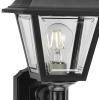 Progress Lighting Non-Metallic 1-Light Clear Beveled Acrylic Shade Traditional Outdoor Wall Lantern Light, Outdoor, P5656-31, Textured Black(Black)