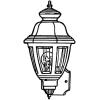 Progress Lighting Non-Metallic 1-Light Clear Beveled Acrylic Shade Traditional Outdoor Wall Lantern Light, Outdoor, P5737-31, Textured Black(Black)