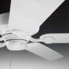 Progress Lighting P2562-80 Protruding Mount, 5 Toasted Oak Blades Ceiling fan, Forged Black(White)