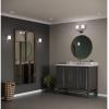Progress Lighting P2801-15 1-Light Bath with Etched White Oval Shaped Glass Shades, Polished Chrome(Polished Chrome)