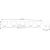 Progress Lighting P300099-009 Laird Bath & Vanity, Nickel, 8.00×41.63×41.63(Bronze)
