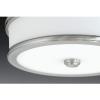 Progress Lighting P350085-009-30 Bezel LED Flush Mount, Grey(Brushed Nickel)