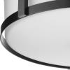 Progress Lighting P350253-009 Gilliam 12-5/8 in. Two-Light Brushed Nickel Flush Mount with Clear Glass Shade(Matte Black)
