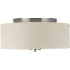 Progress Lighting P3696-2030K9 Inspire One-Light LED Flush Mount, Antique Bronze 6.00×13.00×13.00(Nickel)