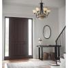 Progress Lighting P4417-77 6-Light Two-Tier Torino Chandelier, Forged Bronze(Bronze)