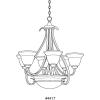 Progress Lighting P4417-77 6-Light Two-Tier Torino Chandelier, Forged Bronze(Bronze)