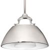 Progress Lighting P500013-104 Carbon One-Light Pendant with Metal Shade, Black(Graphite)