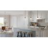 Progress Lighting P5078-09 Madison Pendants, 7-1/2-Inch Diameter x 8-Inch Height, Brushed Nickel(Antique Bronze)