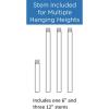 Progress Lighting P5078-09 Madison Pendants, 7-1/2-Inch Diameter x 8-Inch Height, Brushed Nickel(Antique Bronze)