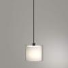 Progress Lighting P5110-09 Invite 1-Lt. Mini-Pendant with White silk mylar shade(Brushed Nickel)
