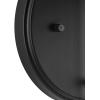 Progress Lighting P560058-31M Gunther 8 in. One-Light Matte Black Large Wall Lantern with Clear Glass Shade