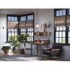 Progress Lighting P710116-163 Cofield Collection 22-1/2 in. Two-Light Vintage Brass Transitional Wall Bracket with Etched White Glass Shades(Silver)
