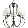 Progress Lighting P860008-000 Accessory Shade, Vintage Linen