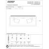 Progress Lighting Perimeter Collection 2-Light Satin Brass Modern Flush Mount Ceiling Light, 4.50×12.00×12.00