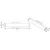Progress Lighting Phase 1.1 LED Collection 24″ White Shade Modern Bath Vanity Light Brushed Nickel