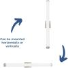Progress Lighting Phase 1.1 LED Collection 48″ White Shade Modern Bath Vanity Light Brushed Nickel