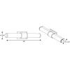 Progress Lighting Phase 1.2 LED Collection 24″ White Shade Modern Bath Vanity Light Brushed Nickel