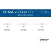 Progress Lighting Phase 2.2 LED Collection 36″ White Shade Modern Bath Vanity Light Brushed Nickel, 4.75×36.00×36.00