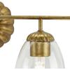Progress Lighting Quillan 33.62 in. Four-Light Soft Gold Vanity Light with Clear Glass Shade