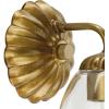 Progress Lighting Quillan 5 in. One-Light Soft Gold Vanity Light with Clear Glass Shade