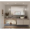 Progress Lighting Replay Collection 1-Light Etched White Glass Modern Bath Vanity Light Brushed Nickel, E26