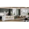 Progress Lighting Silva Collection One-Light Brushed Nickel White Linen Shade Pendant (P500398-009)