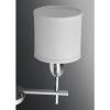 Progress Lighting Status Collection 5-Light Off-White Textured Linen Shade Coastal Chandelier Light Polished Chrome