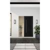 Progress Lighting Z-1080 LED Collection 2-Light White Acrylic Shade Modern Outdoor Large Wall Sconce Light Textured Black(Black)