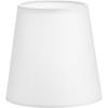 Elara Collection White Linen Fabric Accessory Shade