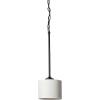 Progress Lighting Inspire Collection 1-Light Off-White Shade Traditional Mini-Pendant Light Brushed Nickel(Antique Bronze)