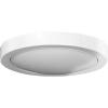 Progress Lighting LED Ceiling Fan Light Kit for Use with Lindale Collection Ceiing, Integrated LED Light, 3000K Warm White, Frosted Polycarbonate Shade, 6-15/16″ Diameter, Antique Nickel(Satin White)