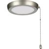 Progress Lighting P260002-152-30 AirPro 1-Light Transitional Integrated LED Edgelit Ceiling Fan Light Kit Painted Nickel with Opal Shade