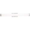 Progress Lighting Phase 1.1 LED Collection 36″ White Shade Modern Bath Vanity Light Brushed Nickel