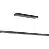 Progress Lighting Planck LED Collection White Shade Modern Pendant Light Matte Black, 1.38×47.25×1.75(Black)
