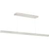Progress Lighting Planck LED Collection White Shade Modern Pendant Light Matte Black, 1.38×47.25×1.75(Nickel)