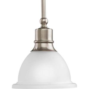 Progress Lighting P5078-09 Madison Pendants, 7-1/2-Inch Diameter x 8-Inch Height, Brushed Nickel(Brushed Nickel)