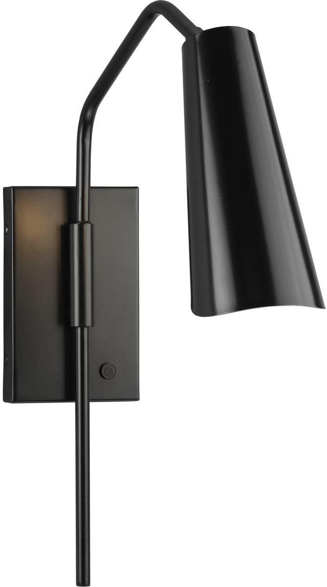image:imageProgress Lighting Cornett 19 in 1Light Matte Black MidCentury Modern Wall Bracket Dining Rooms Great Rooms and Bathrooms