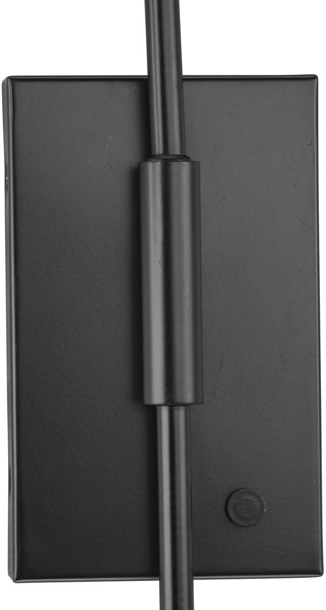 image:imageProgress Lighting Cornett 19 in 1Light Matte Black MidCentury Modern Wall Bracket Dining Rooms Great Rooms and Bathrooms