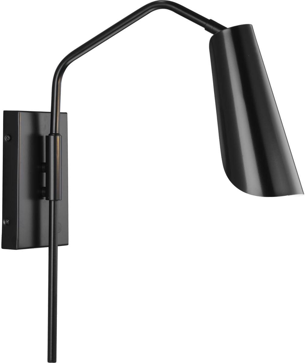 image:imageProgress Lighting Cornett 19 in 1Light Matte Black MidCentury Modern Wall Bracket Dining Rooms Great Rooms and Bathrooms