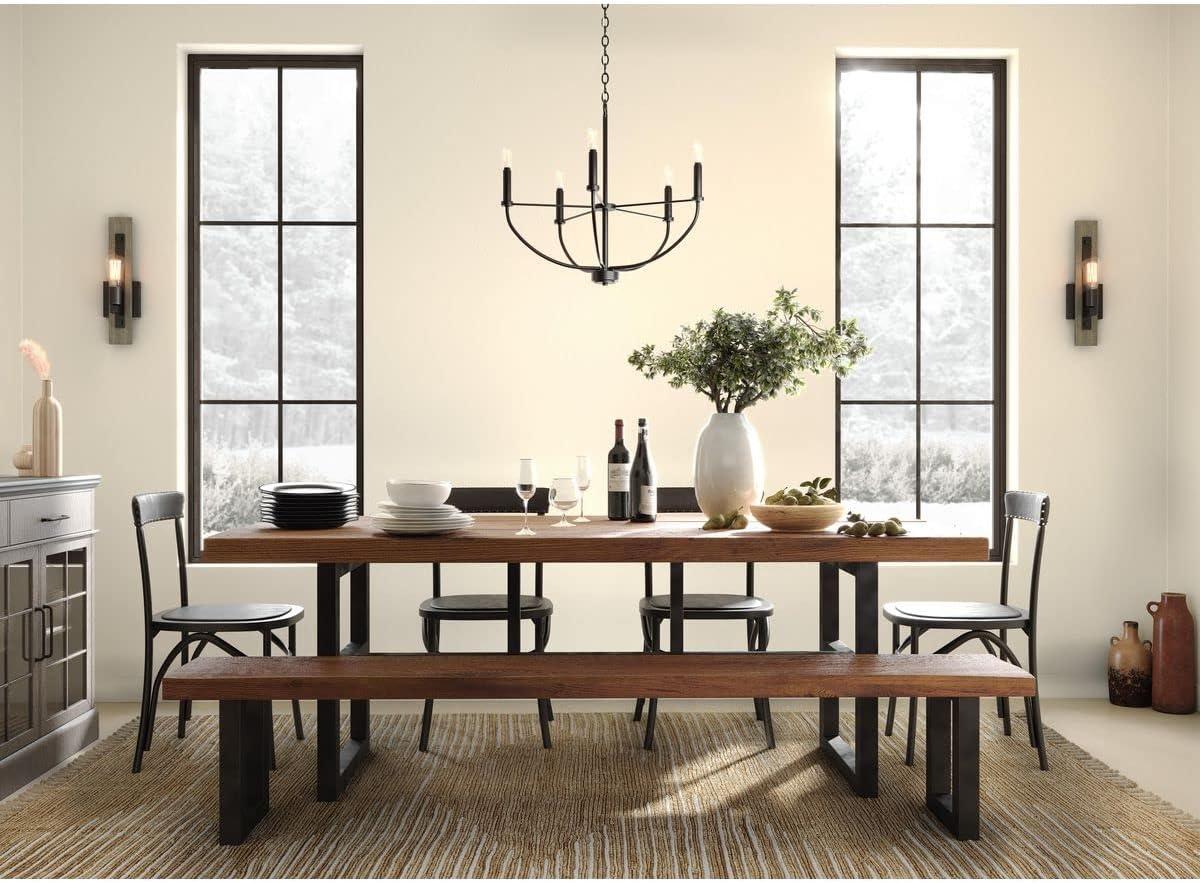 image:imageProgress Lighting Hemsworth Collection OneLight Bleached Oak Wall BracketBlack
