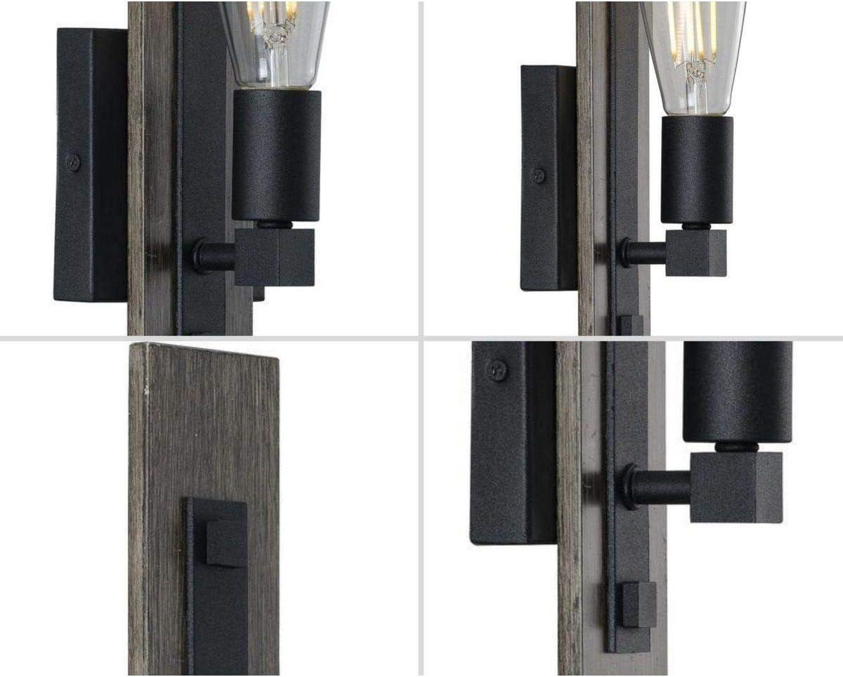 image:imageProgress Lighting Hemsworth Collection OneLight Bleached Oak Wall BracketBlack