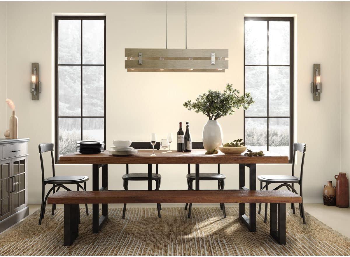 image:imageProgress Lighting Hemsworth Collection OneLight Bleached Oak Wall BracketGray
