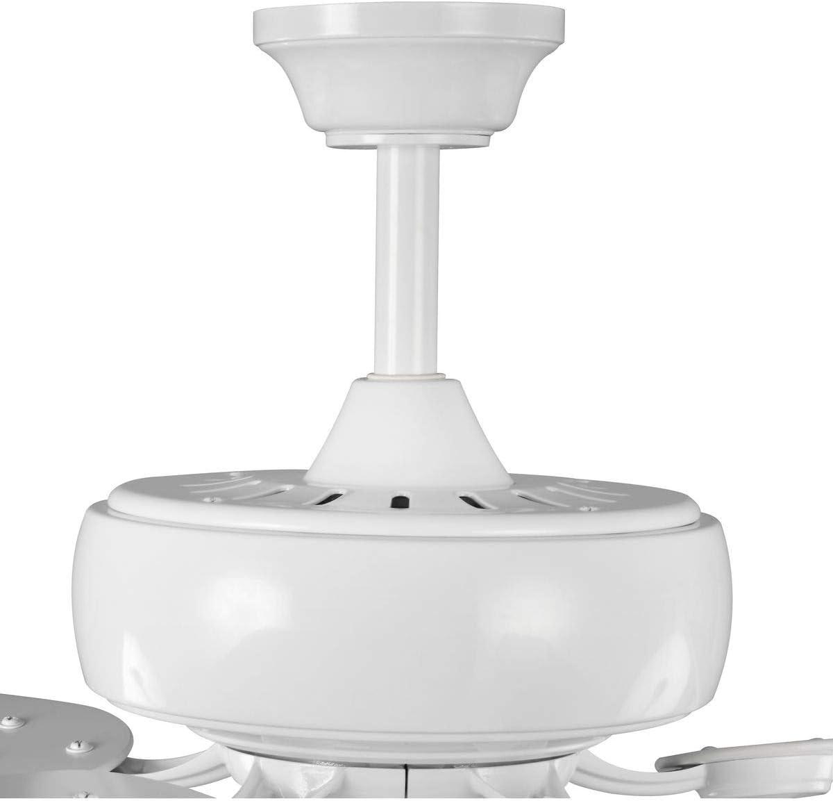 image:imageProgress Lighting P250016030 Protruding Mount 5 WhiteDriftwood Blades Ceiling fan White
