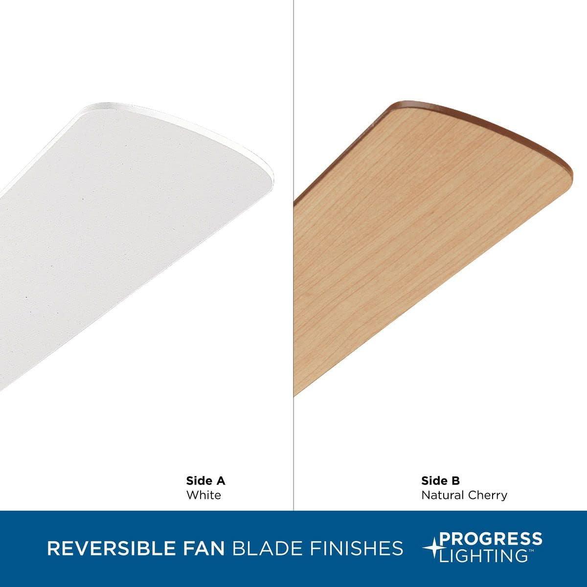 image:imageProgress Lighting P252180 Protruding Mount 5 Classic Blades Ceiling fan Forged BlackNickel
