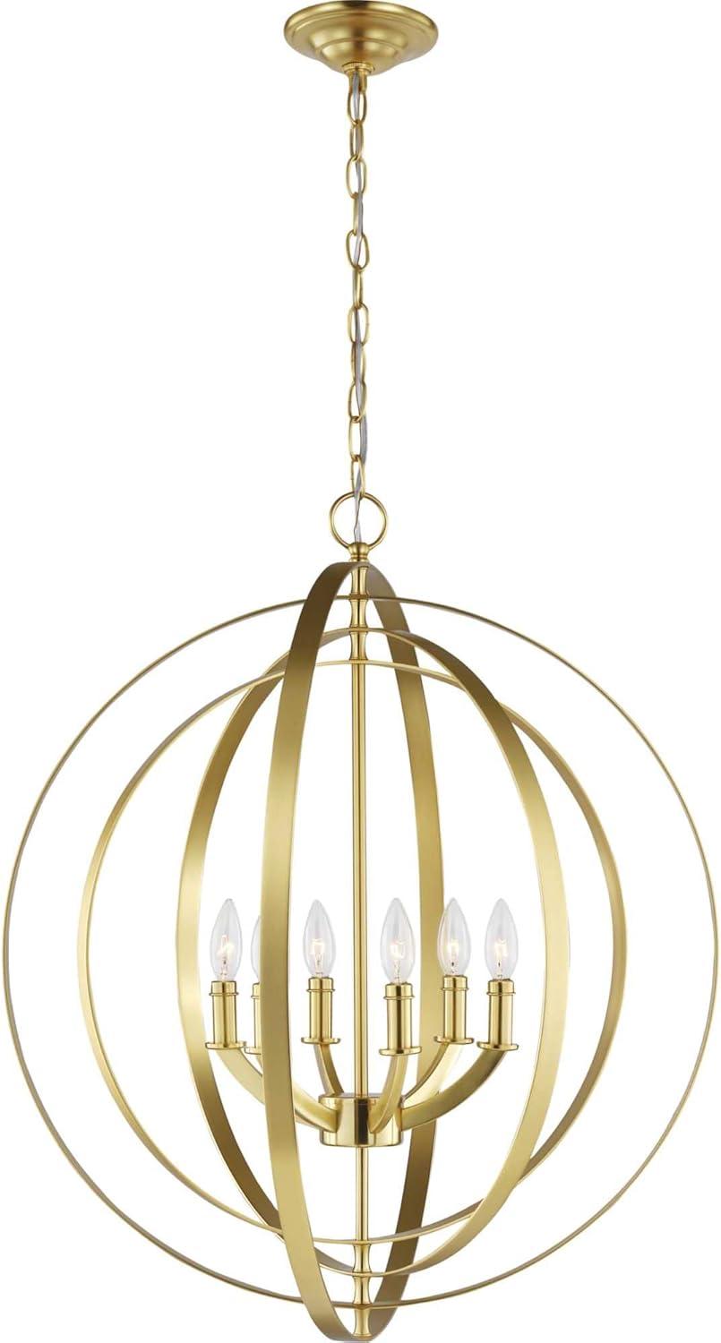 image:imageProgress Lighting P3889126 6Light Ceiling Mount Hall and Foyer Pendant Fixture 60 Watt 120 Volt 2734 Inch Burnished Silver Equinox