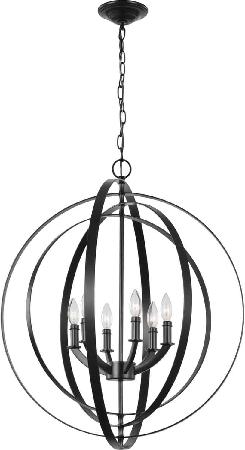image:imageProgress Lighting P3889126 6Light Ceiling Mount Hall and Foyer Pendant Fixture 60 Watt 120 Volt 2734 Inch Burnished Silver Equinox