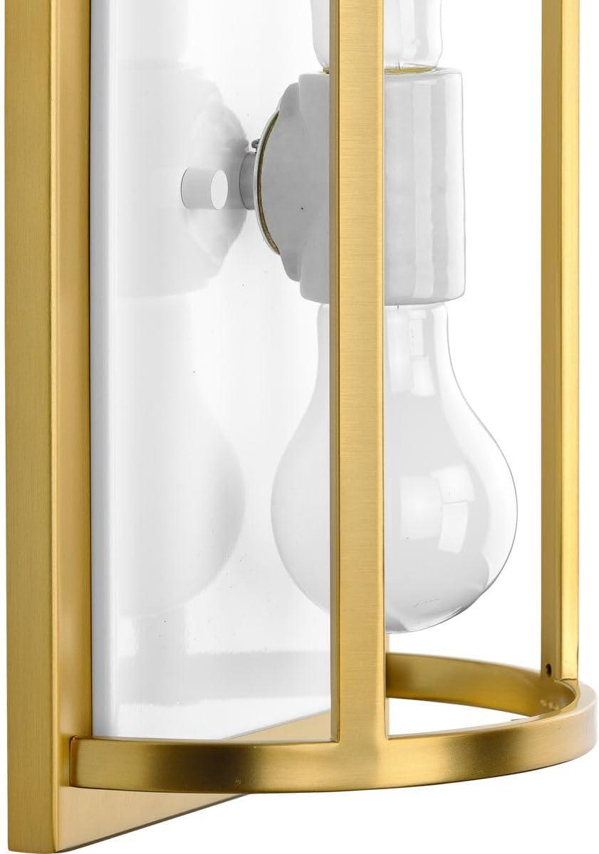 image:imageProgress Lighting Progress P710111009 Parkhurst 2 Light Wall Sconce in Traditional Style12 Inches Tall and 4 Inches Wide Finish Color Brushed NickelBlack