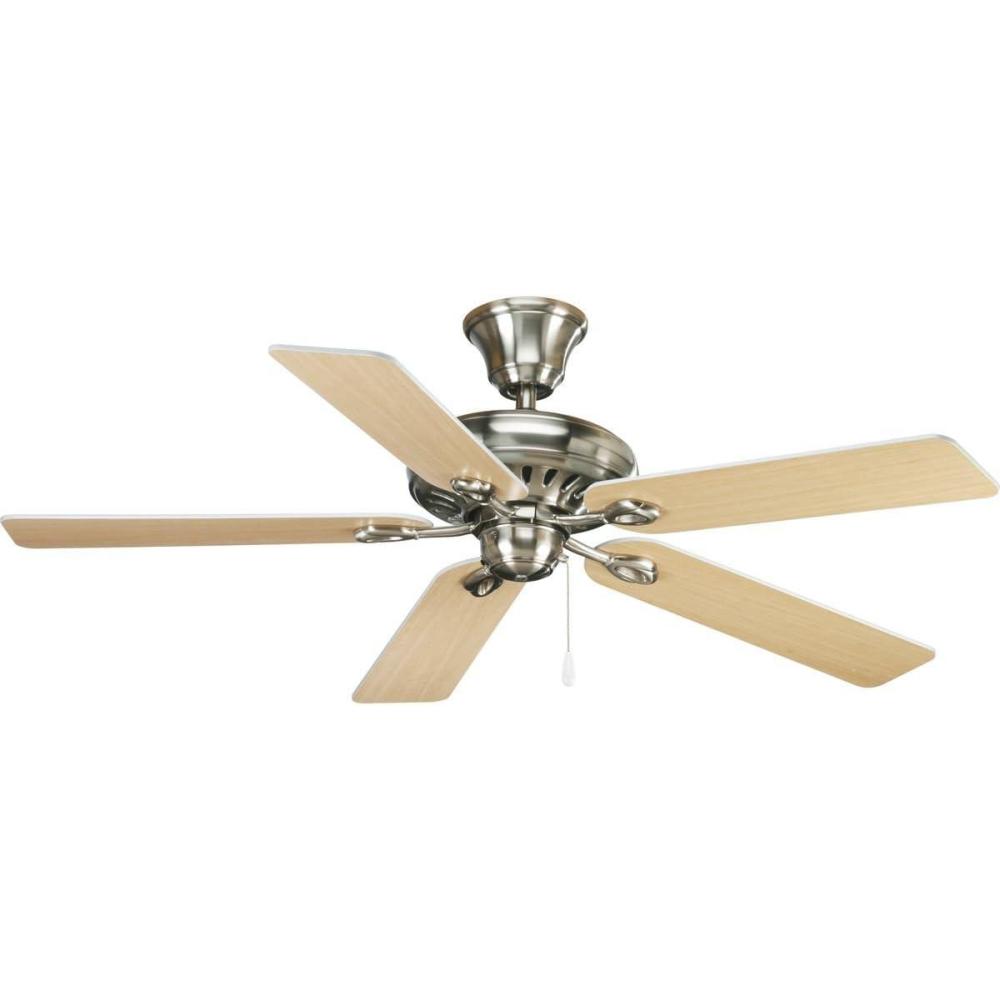 image:imageProgress Lighting P252180 Protruding Mount 5 Classic Blades Ceiling fan Forged BlackNickel