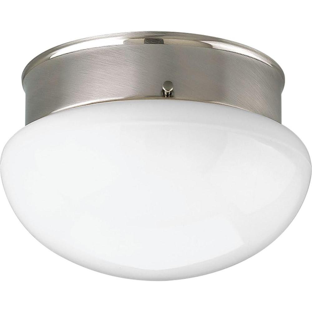 image:imageProgress Lighting P340809 1Light CloseToCeiling Fixture Brushed NickelNickel