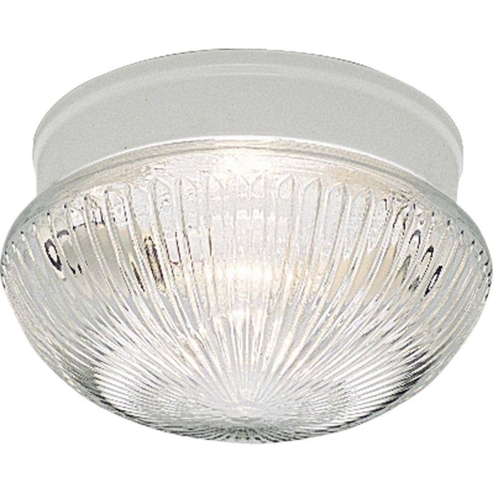 image:imageProgress Lighting P340809 1Light CloseToCeiling Fixture Brushed NickelWhite